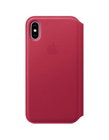 Чехол для iPhone Apple iPhone X Leather Folio Berry 